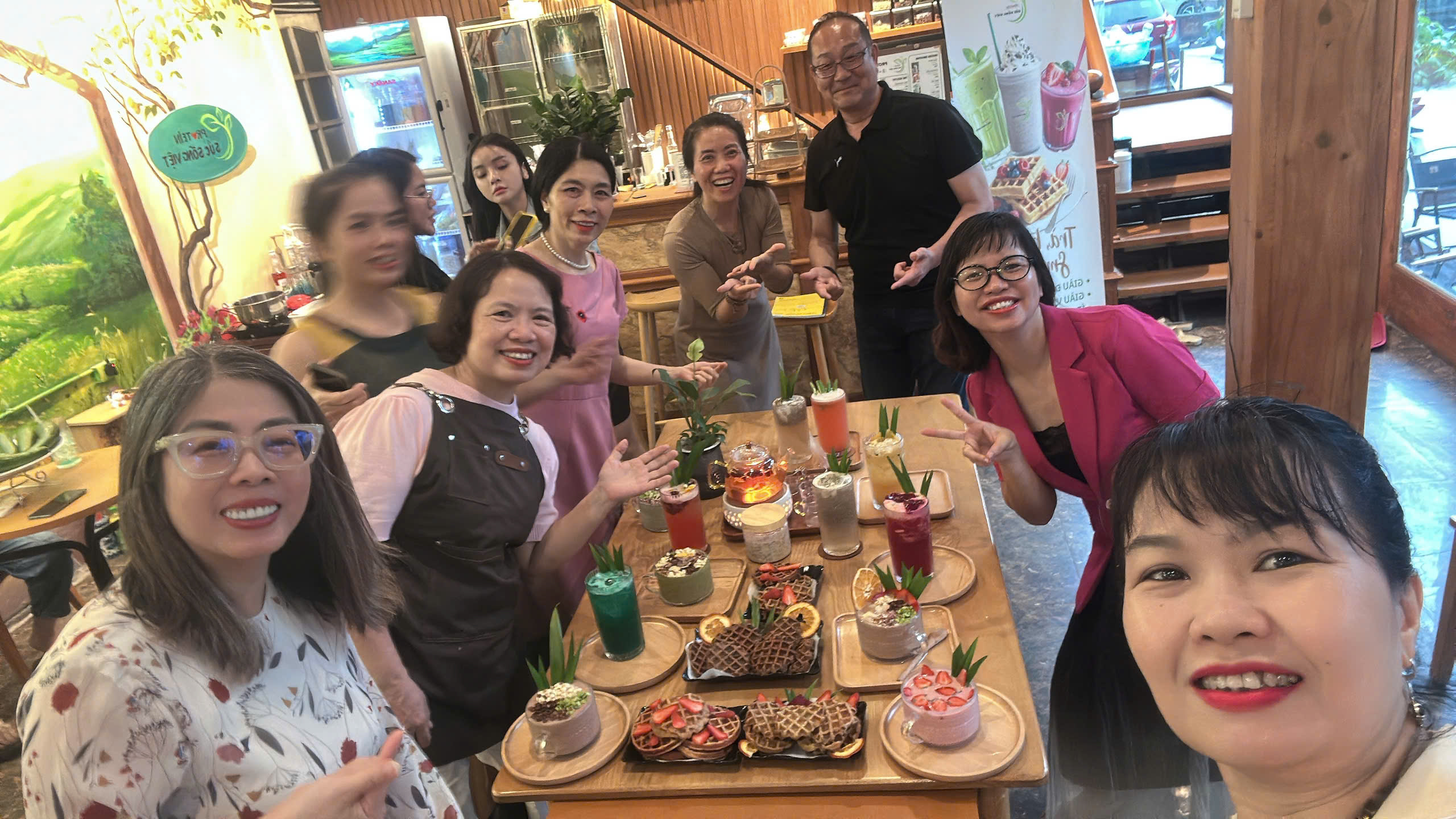 Buổi tốt nghiệp khoá Smoothies với cộng đồng học viên đông đảo